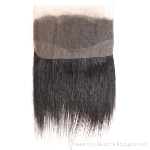 Natural Straight Brazilian Human Hair Bundle 360 Degree Full Lace Frontal Closure South Africa
